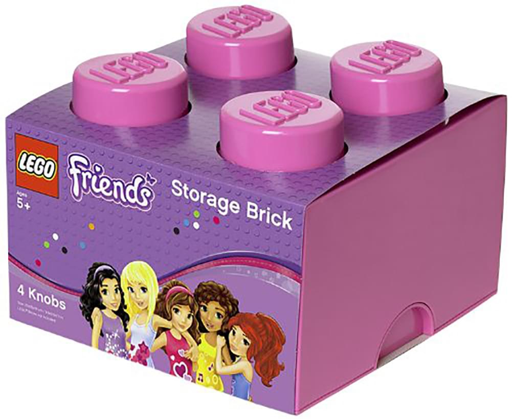 LEGO Storage Brick 4, Bright Purple (Friends)