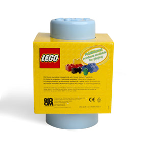 LEGO Round Storage Brick 1 Knob | Light Blue