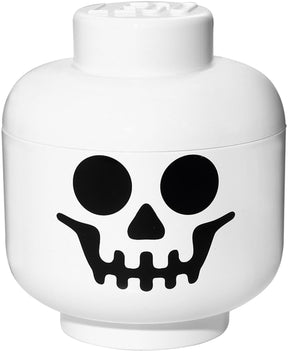 LEGO Large 9 x 10 Inch Plastic Storage Head | Skeleton
