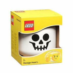 LEGO Large 9 x 10 Inch Plastic Storage Head | Skeleton