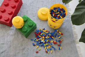 LEGO Large 9 x 10 Inch Plastic Storage Head | Silly