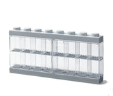 LEGO Minifigure 16 Compartment Display Case | Grey