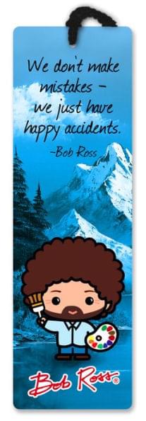 Bob Ross Happy Accidents 2.25 x 7.25 Inch Paper Bookmark