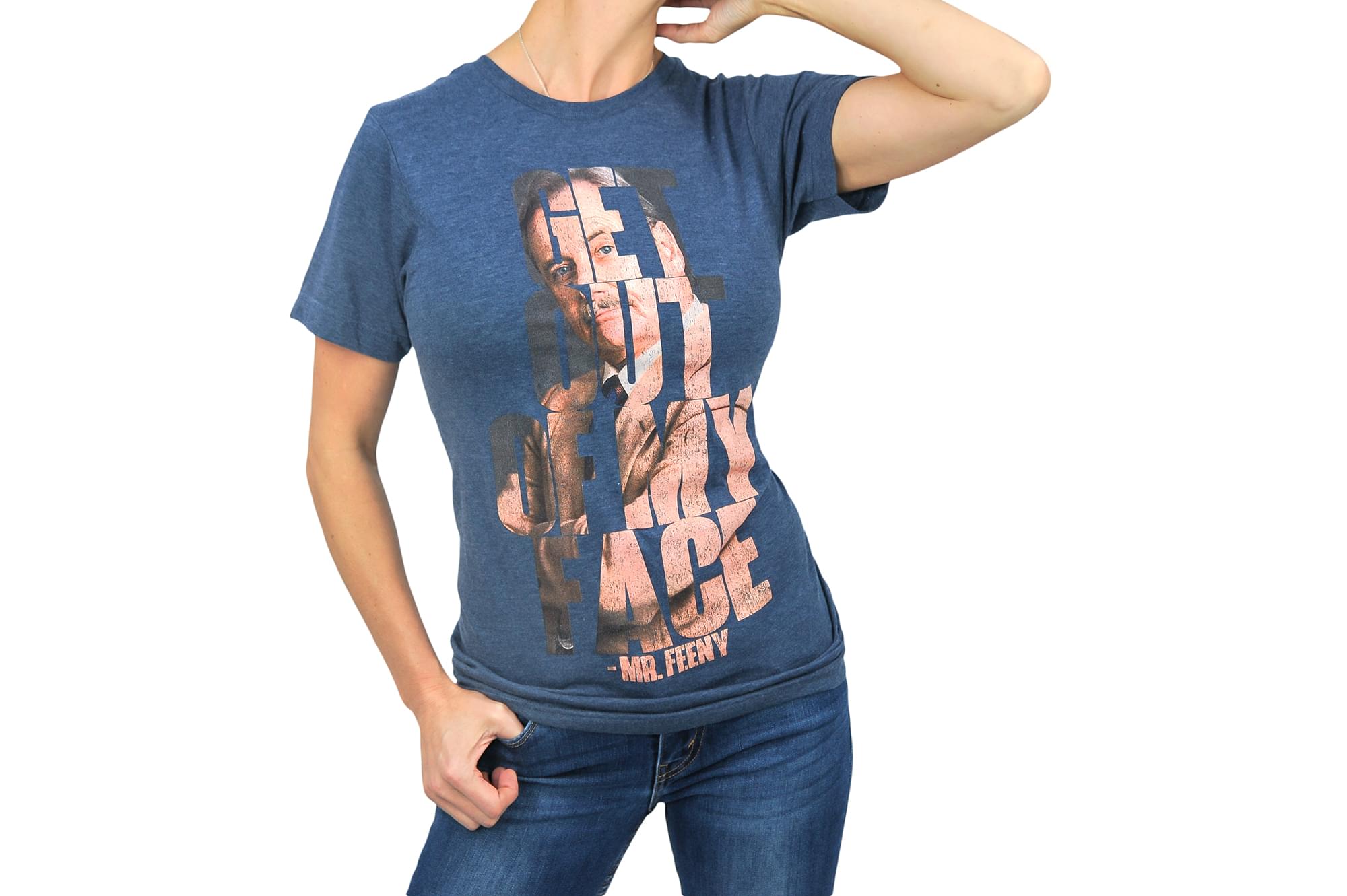 Boy Meets World Get Out Of My Face Adult T-Shirt - Blue