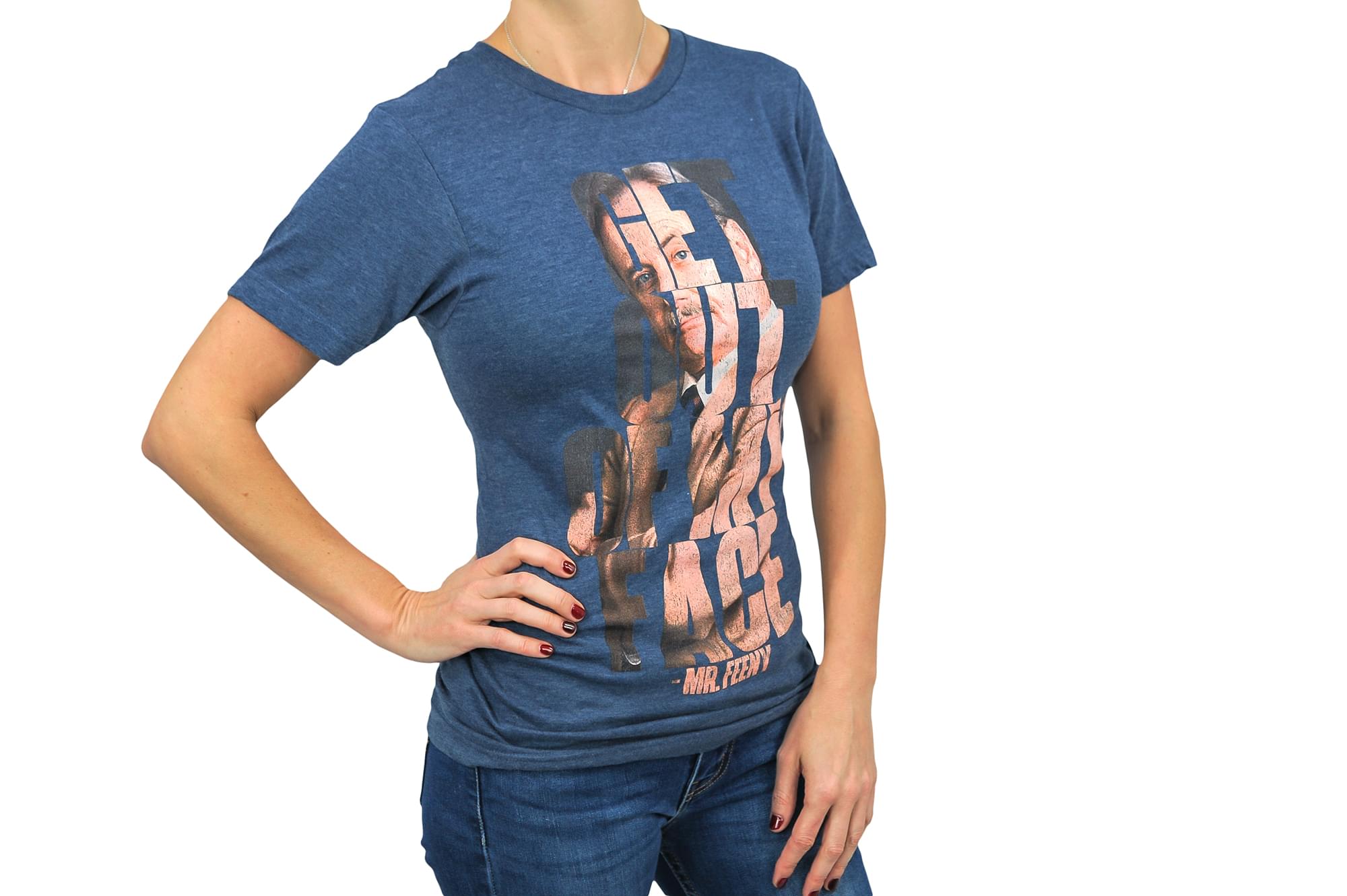 Boy Meets World Get Out Of My Face Adult T-Shirt - Blue