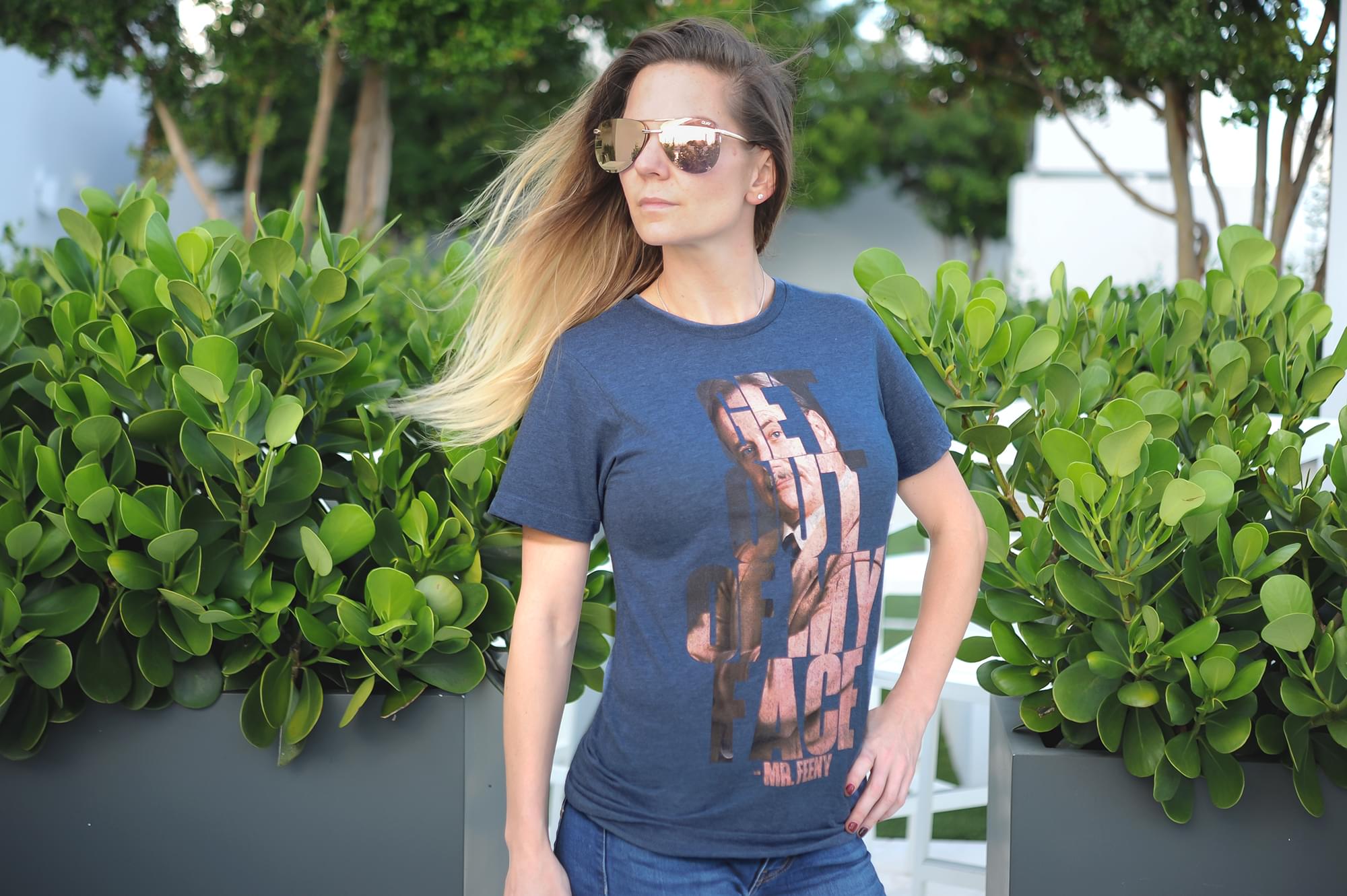 Boy Meets World Get Out Of My Face Adult T-Shirt - Blue