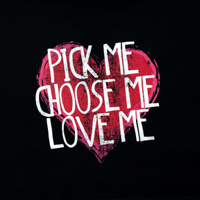Greys Anatomy "Pick Me" Women's Black Crop Top