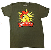Lost "Mr. Cluck's Chicken" Men's Green T-Shirt