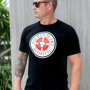 Scrubs "Sacred Heart Hospital" Men's Black T-Shirt