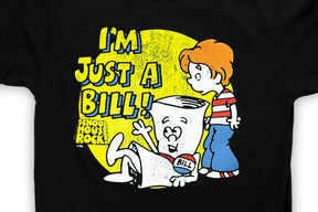 Schoolhouse Rock! I'm Just A Bill Adult Black T-Shirt