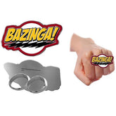 Big Bang Theory Bazinga Flash Knuckle Ring