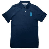Doctor Who Blue Logo Polo Adult