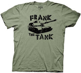 Old School Frank The Tank Green Adult T-Shirt