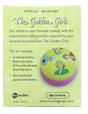 The Golden Girls Talking Button and Mini Book Kit