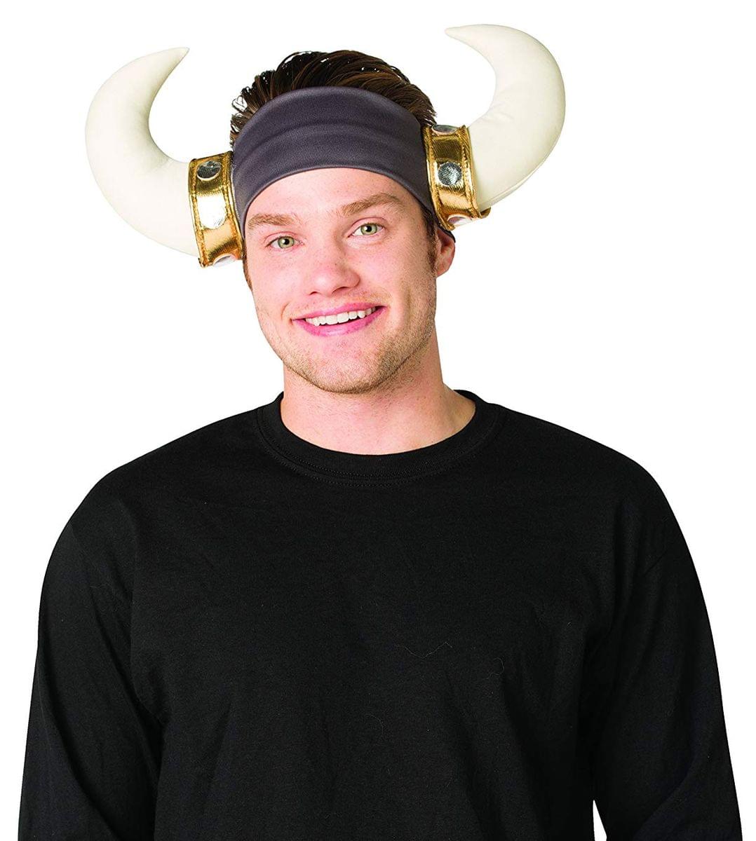Viking Horns Happy Heads Adult Costume Headband