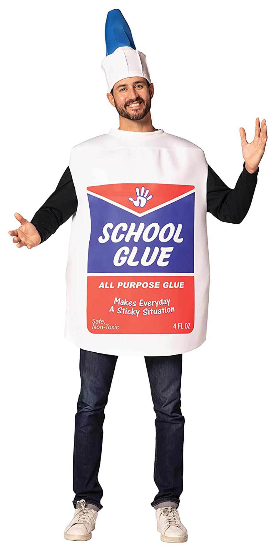 School Glue Squeeze Bottle Tunic Adult