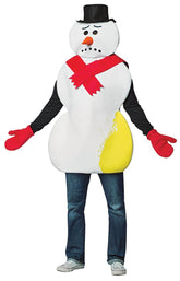 Yellow Snowman Tunic Adult Costume