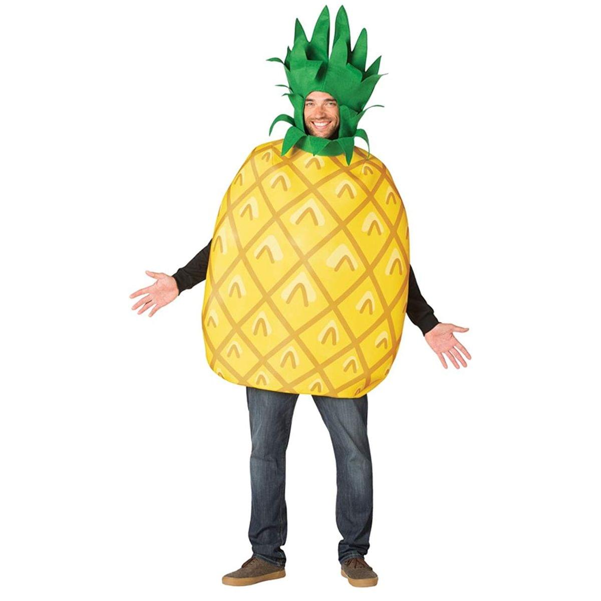 Big Kahuna Pineapple Fruit Adult Costume - One Size