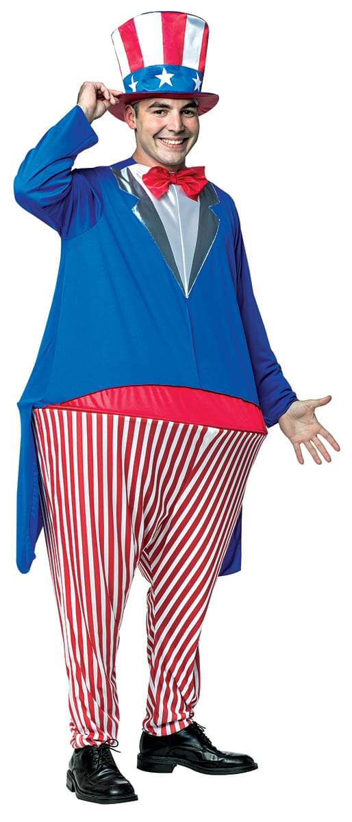 Uncle Sam Hoopster Adult Costume
