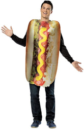 Get Real Loaded Hot Dog Costume Adult