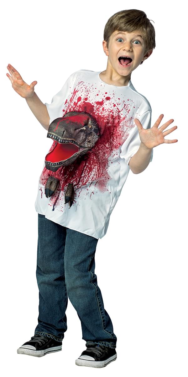 3-D Attacks - T-Rex Terror Child Costume