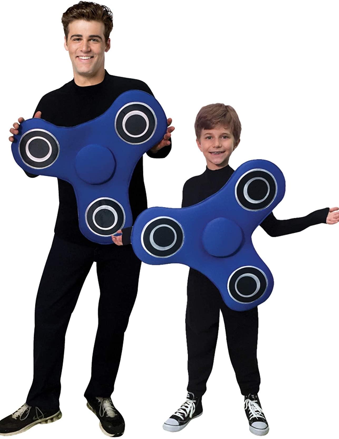 Blue Fidget Spinner Adult Pullover Costume Tunic - One Size