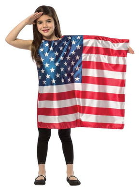 Flag Dress Costume Child: USA