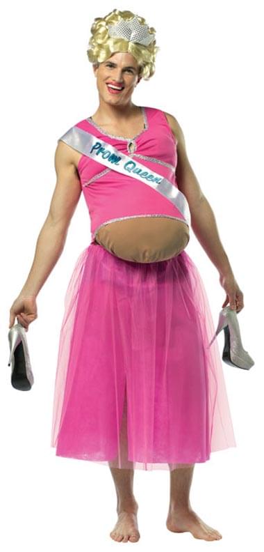Pregnant Prom Queen Dress Costume Adult