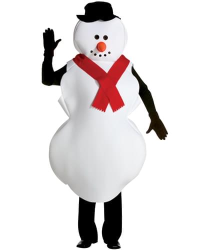 Mr. Snowman With Hat & Scarf Adult Costume