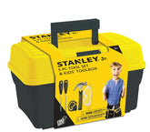 Stanley Jr. 5 Piece Tool Set & Toolbox | Real Tools for Kids