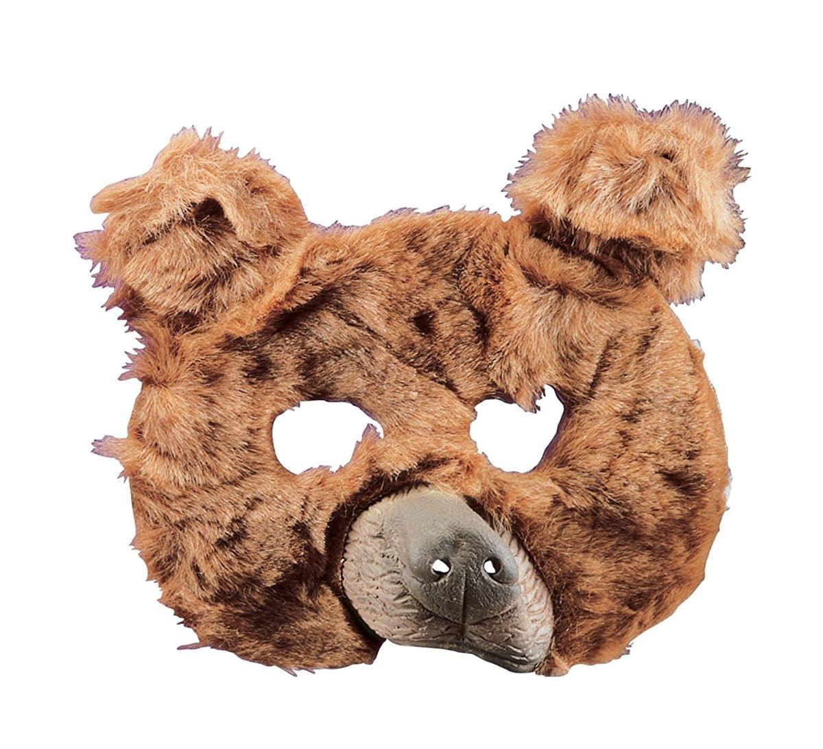 Bear Plush Costume Mask Adult One Size