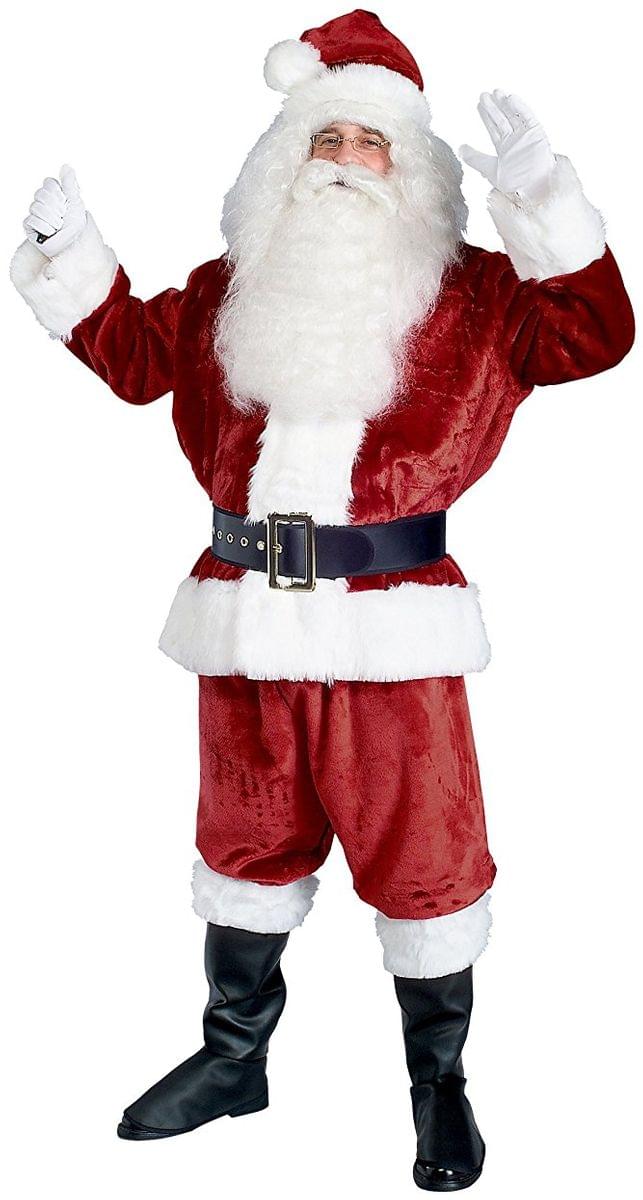 Santa Suit Crimson Imperial Costume Adult