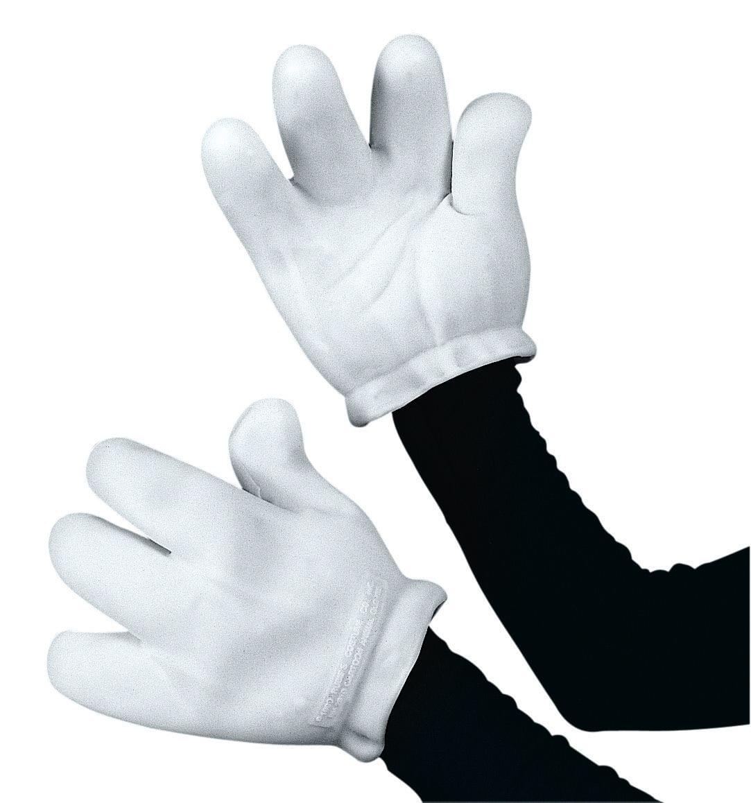 Vinyl Cartoon Gloves Costume Accessory