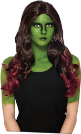 Guardians of the Galaxy Vol 2 Gamora Wig Adult Costume Accessory