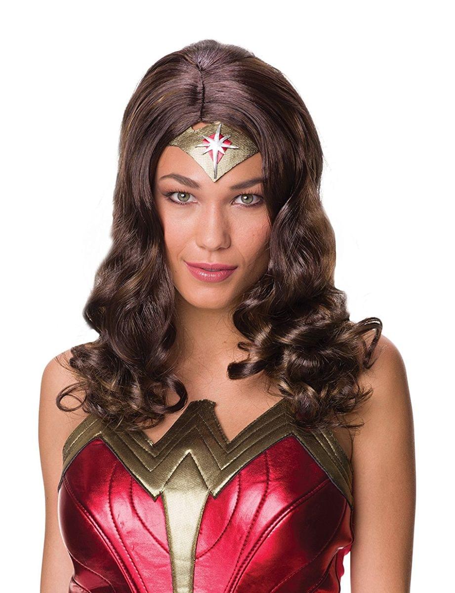 Justice League Wonder Woman Adult Costume Wig