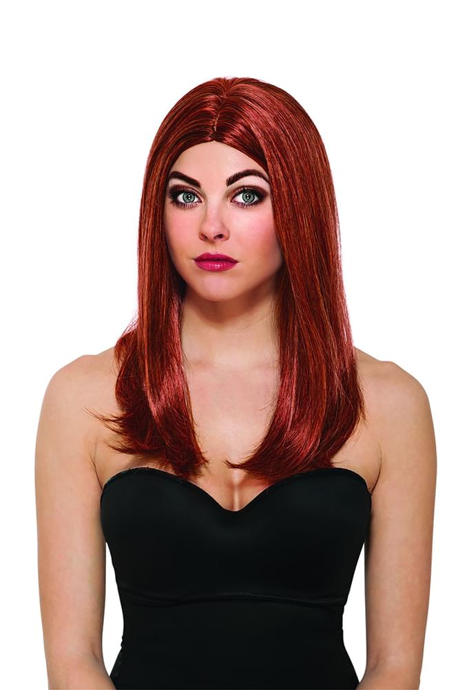Avengers Black Widow Costume Wig Adult One Size
