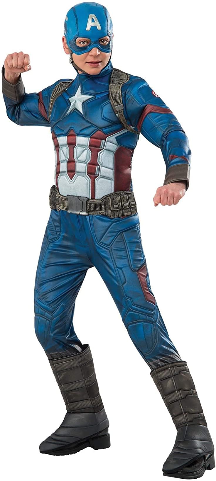 Marvel Captain America Deluxe Child Costume | Medium