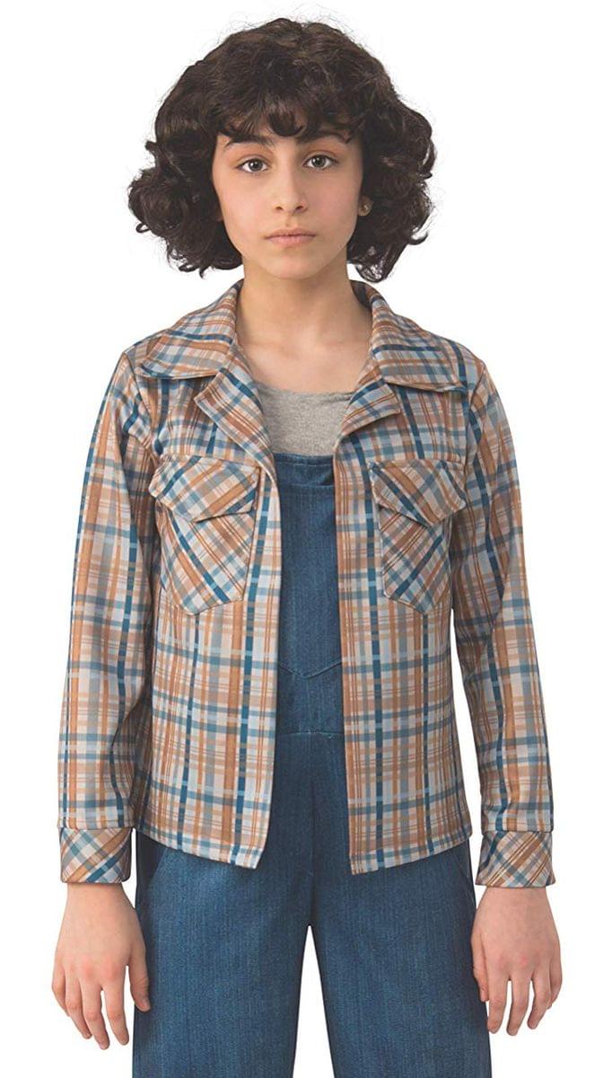 Stranger Things Eleven Plaid Shirt Child Costume