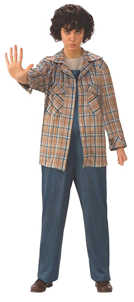 Stranger Things Eleven Plaid Shirt Adult Costume