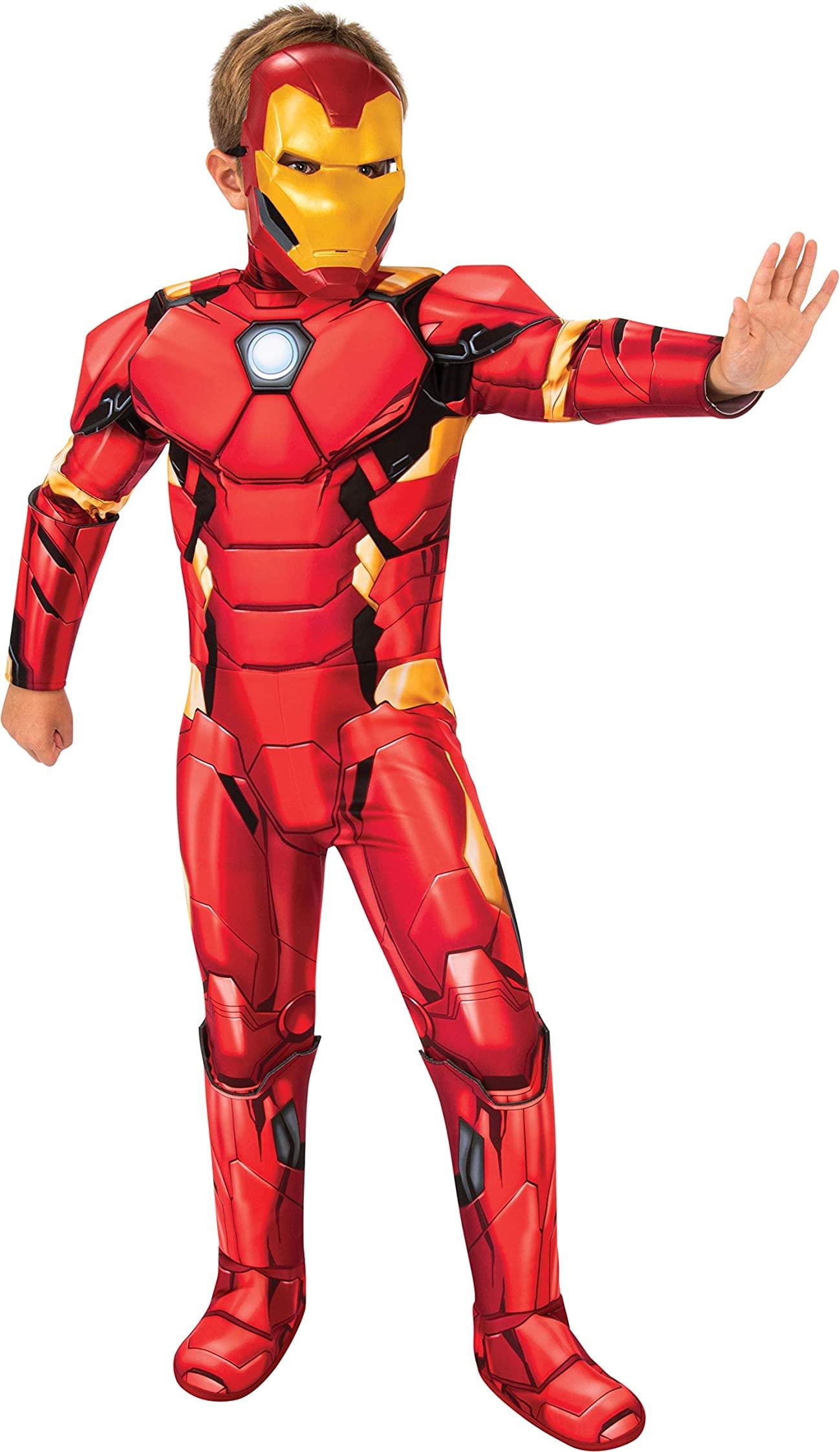 Marvel Avengers Deluxe Iron Man Boys Costume