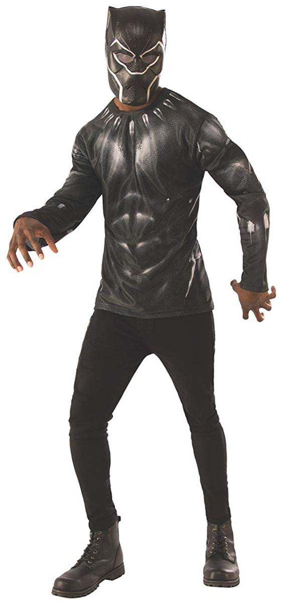 Avengers Infinity War Black Panther Long Sleeve Adult Costume Top & Mask
