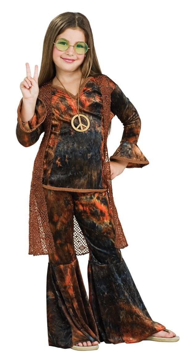 Woodstock Diva Brown Child Costume