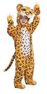 Orange Leopard Jumpsuit Costume Child Toddler