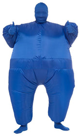Inflatable Body Costume Adult: Blue