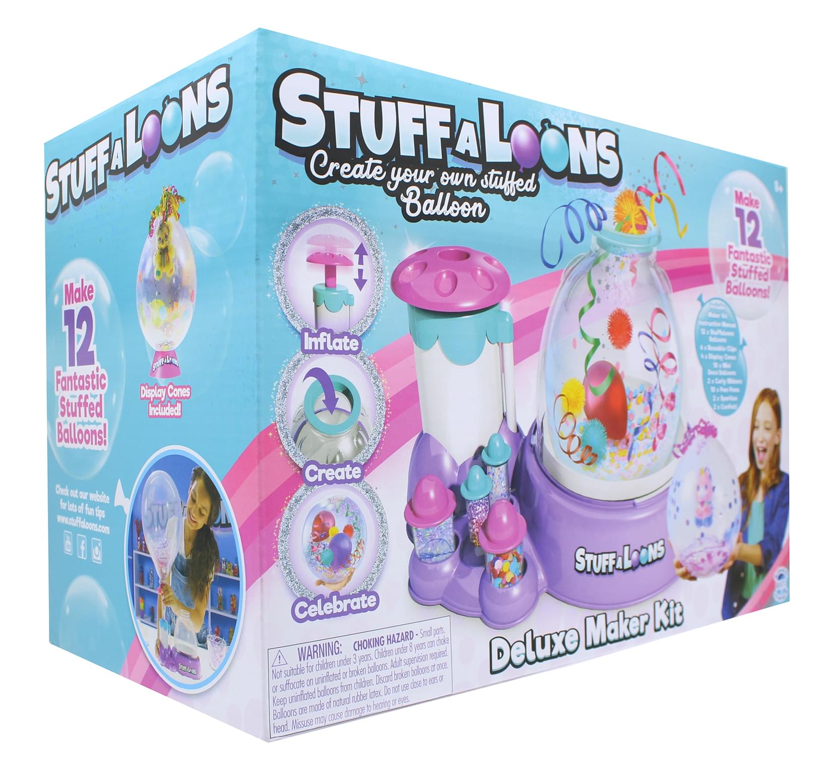 Stuffaloons Deluxe Maker Kit | 22 Balloons + Assorted Decorations