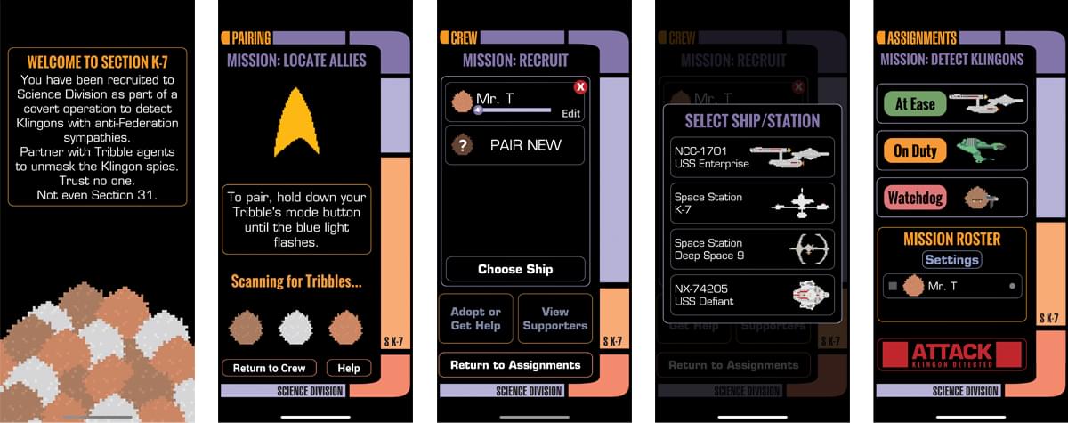 Star Trek App-Enabled 8 Inch Interactive Plush Tribble
