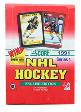 NHL 1991-92 Score Hockey Series 1 Wax Box