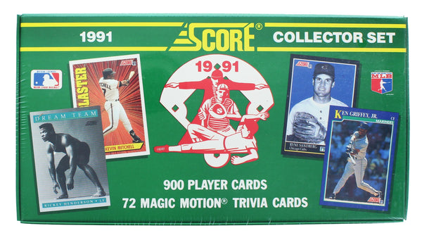 その他 1991 MLB SCORE COLLECTOR SET 1991 SCORE BASEBALL COMPLETE COLLECTOR SET 900 CARDS MLB | eBay