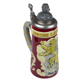 Game of Thrones House Lannister Beer Stein | Ceramic Drinking Mug | 22 Oz.