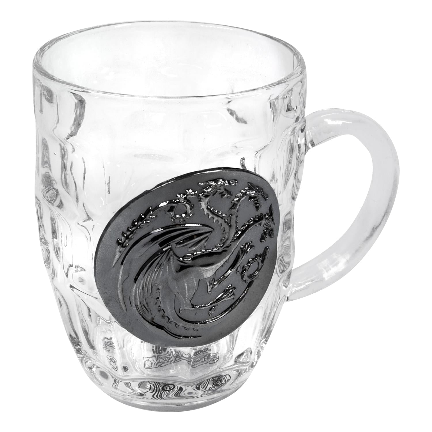Game of Thrones House Targaryen Crystal Stein | Unique Drinking Glass | 16 Oz.